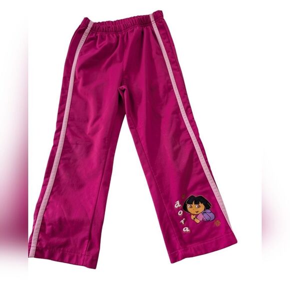 Dora The Explorer Y2K Hot Pink Track Pants - Picture 1 of 5